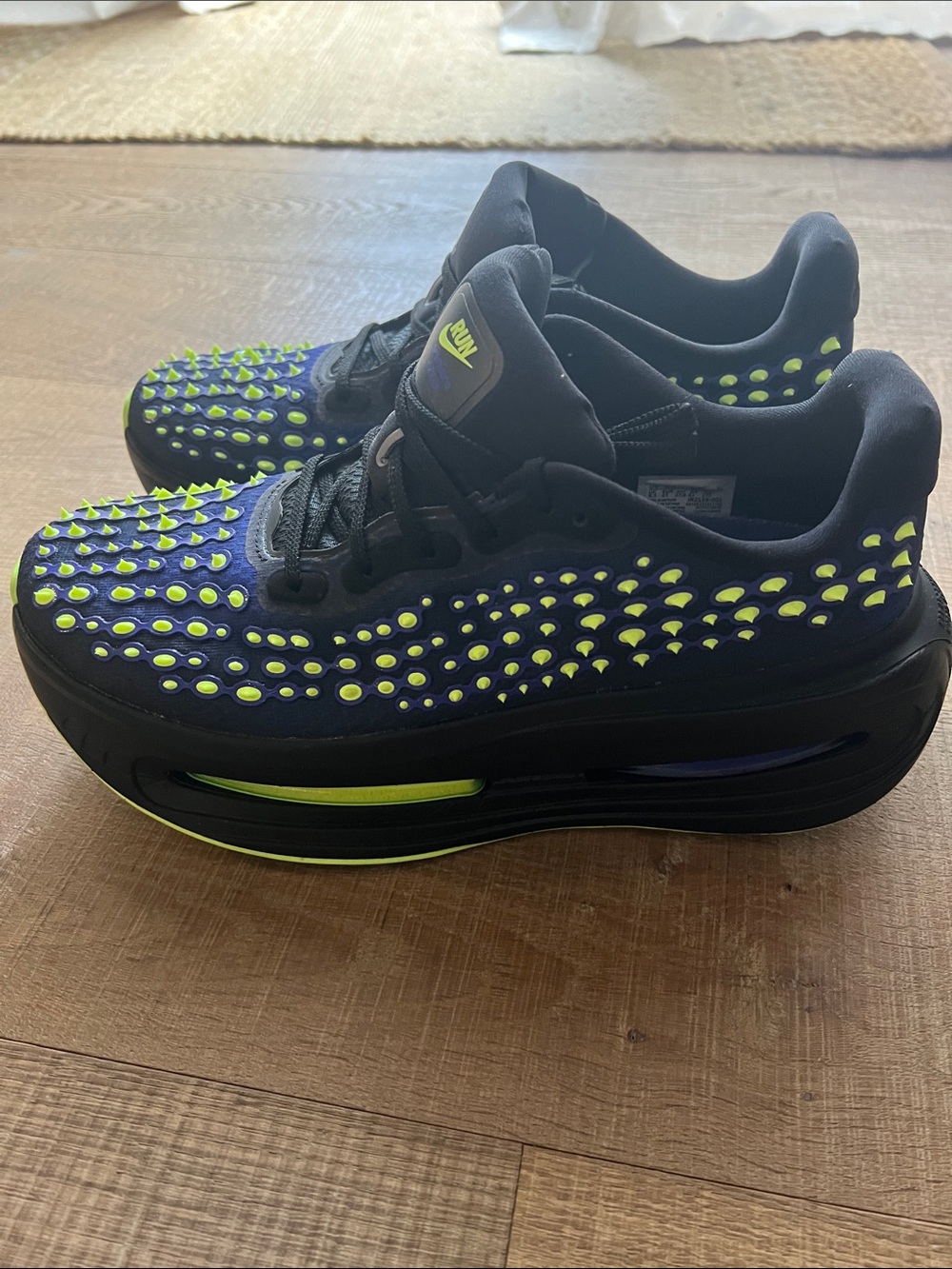 Nike Men’s Black with Neon Green Accent Sneakers